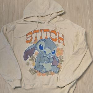 Disney Stitch Hoodie Subdued Tropical Hoodie XXL C007